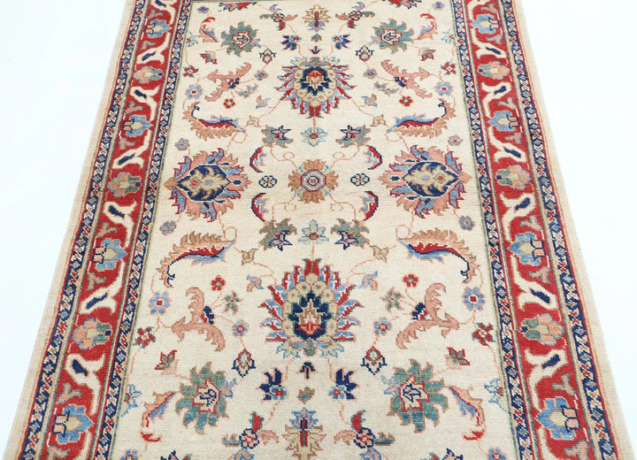 Afghan Ziegler Rug 3' 9" x 5' 10" Hand-Knotted | No. AT57085