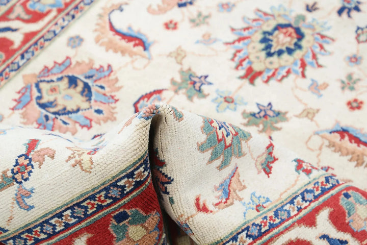 Afghan Ziegler Rug 3' 9" x 5' 10" Hand-Knotted | No. AT57085