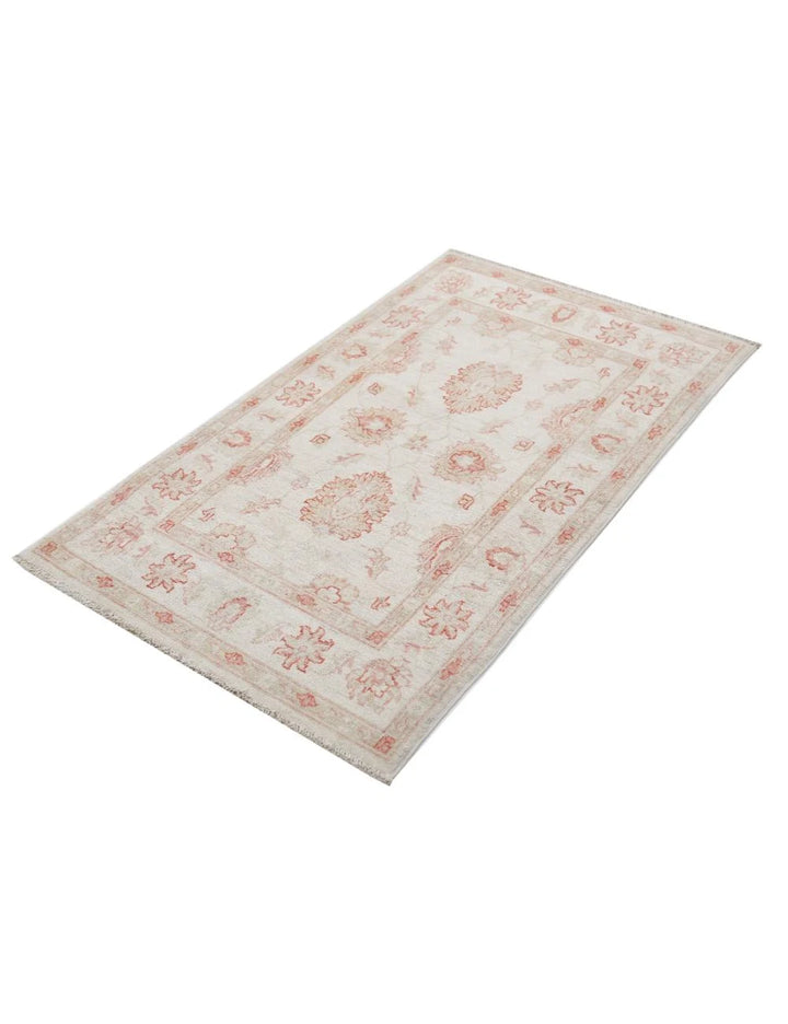 Afghan Ziegler Rug 2' 7" x 4' 3" Hand-Knotted | No. AT57088