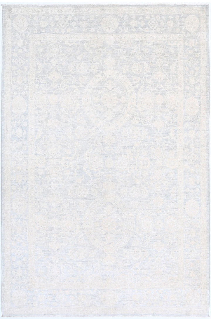 Afghan Serenity Rug 5' 11" x 8' 11" Hand-Knotted | No. AT57178