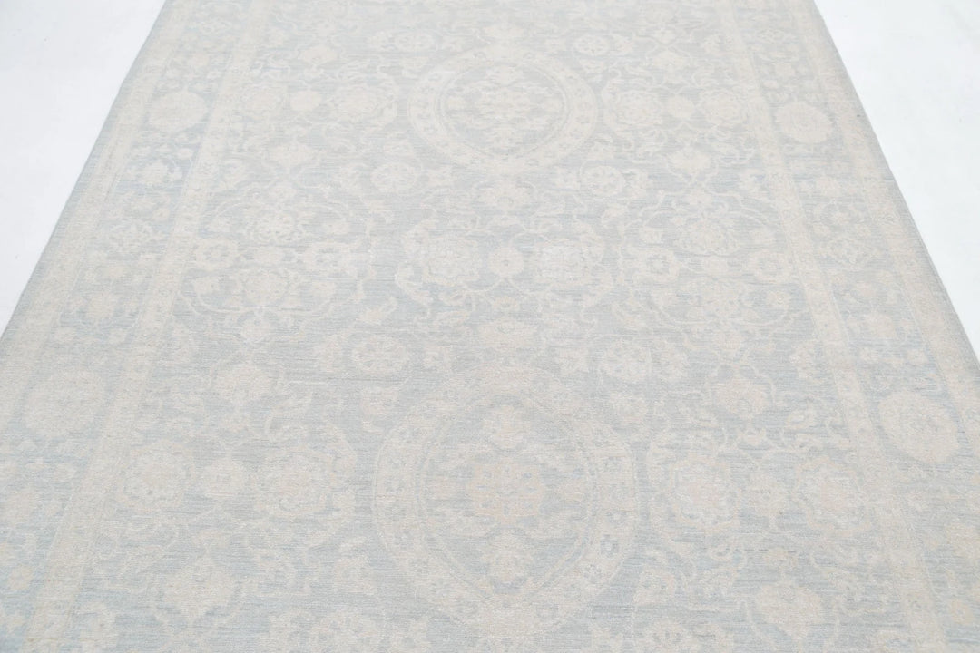 Afghan Serenity Rug 5' 11" x 8' 11" Hand-Knotted | No. AT57178