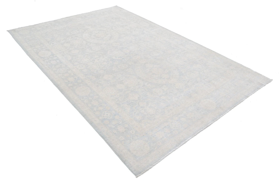 Afghan Serenity Rug 5' 11" x 8' 11" Hand-Knotted | No. AT57178