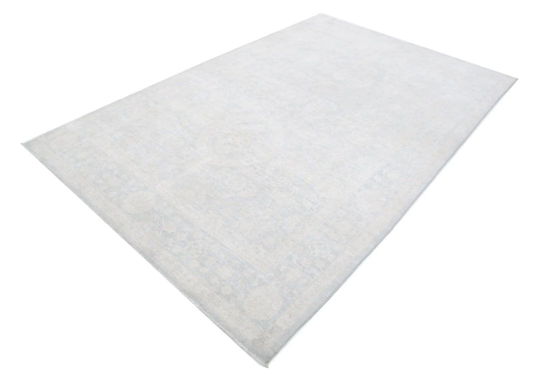 Afghan Serenity Rug 5' 11" x 8' 11" Hand-Knotted | No. AT57178