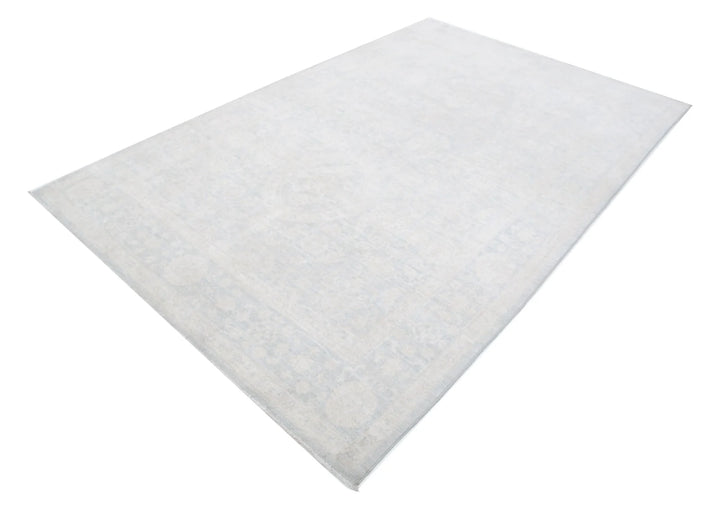 Afghan Serenity Rug 5' 11" x 8' 11" Hand-Knotted | No. AT57178