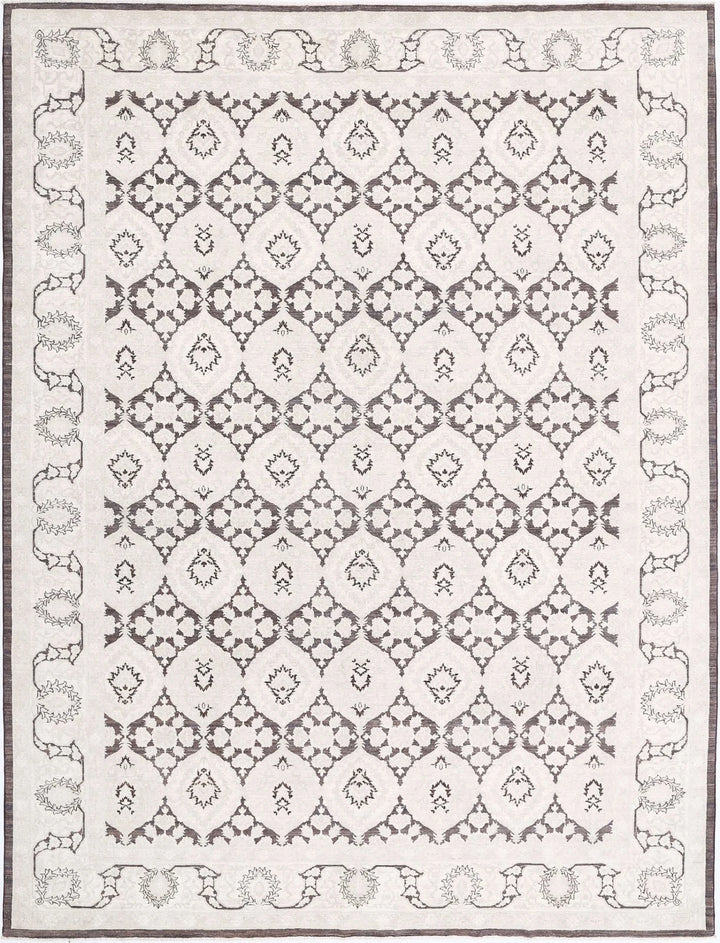 Afghan Serenity Rug 8' 11" x 11' 8" Hand-Knotted | No. AT57234