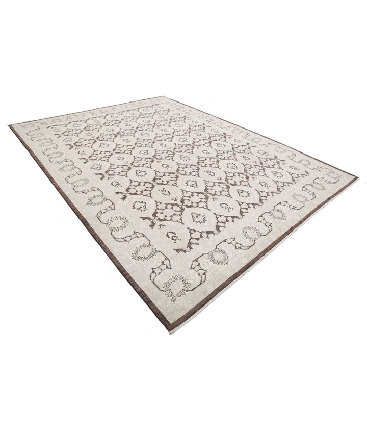 Afghan Serenity Rug 8' 11" x 11' 8" Hand-Knotted | No. AT57234