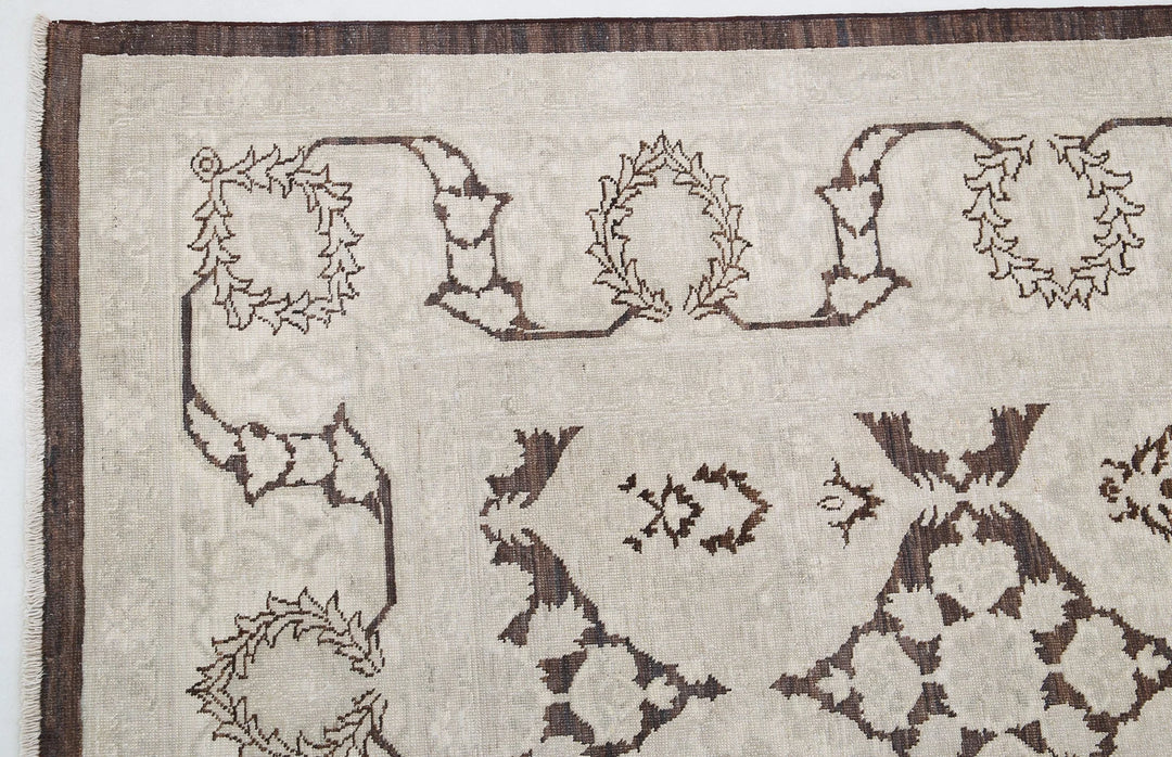 Afghan Serenity Rug 8' 11" x 11' 8" Hand-Knotted | No. AT57234