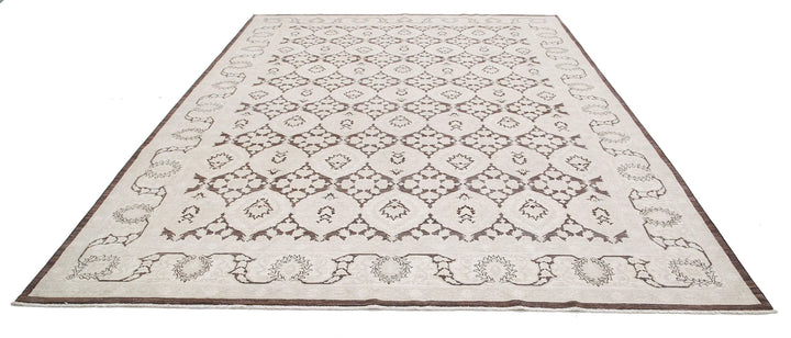 Afghan Serenity Rug 8' 11" x 11' 8" Hand-Knotted | No. AT57234