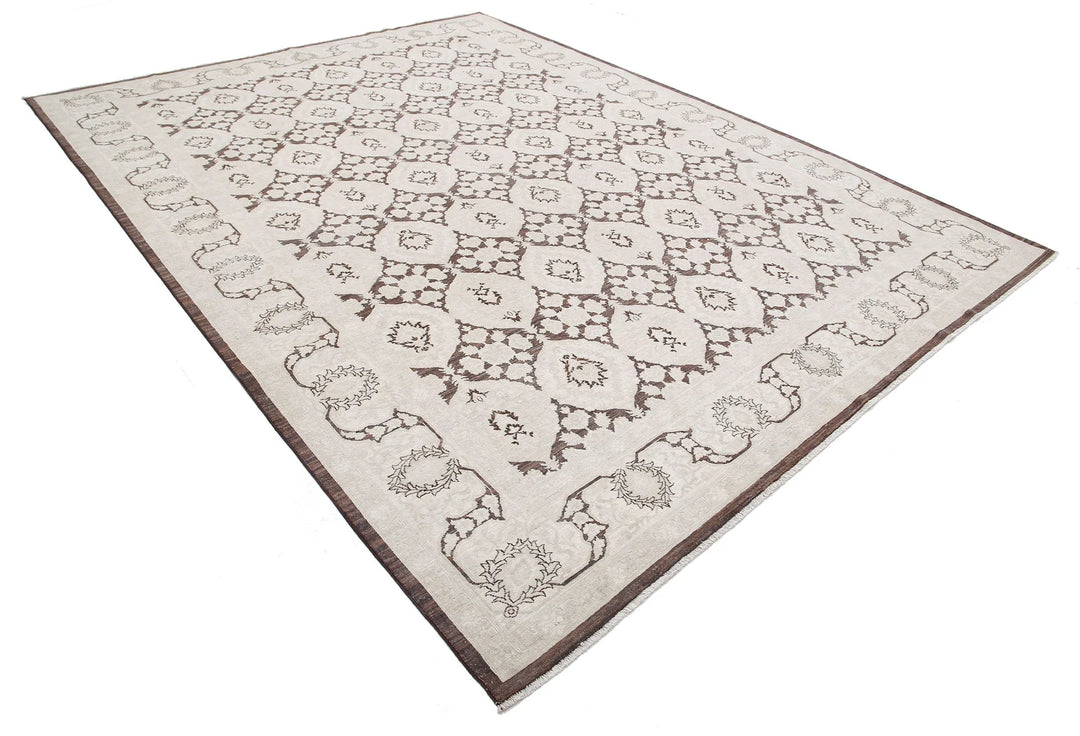 Afghan Serenity Rug 8' 11" x 11' 8" Hand-Knotted | No. AT57234