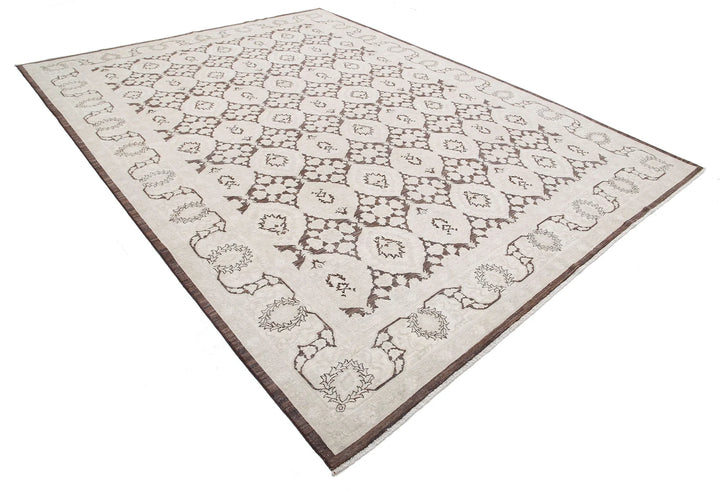 Afghan Serenity Rug 8' 11" x 11' 8" Hand-Knotted | No. AT57234