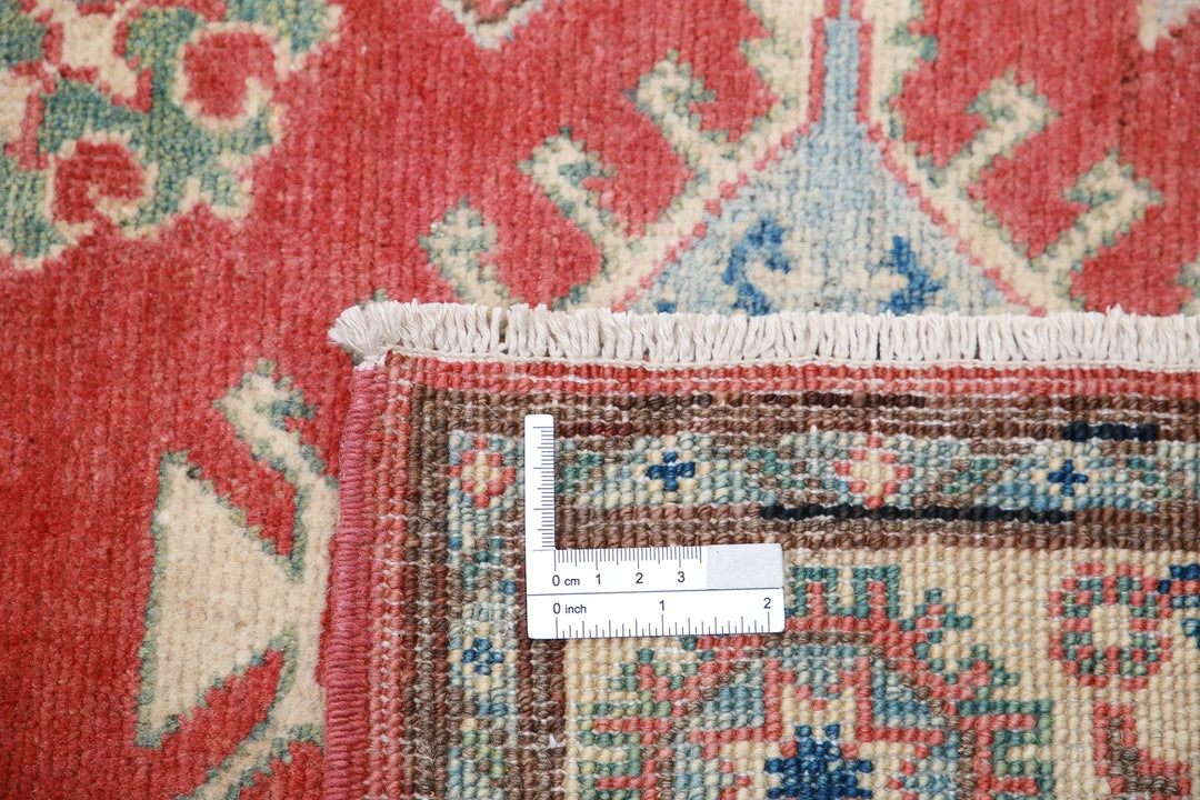Afghan Kazak Rug 2' 7" x 9' 7" Hand-Knotted | No. AT57249