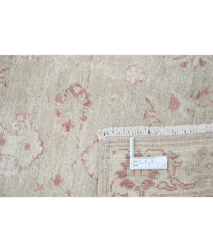 Ivory Afghan Serenity Rug 2' 0" x 3' 1" Hand-Knotted | No. AT57312