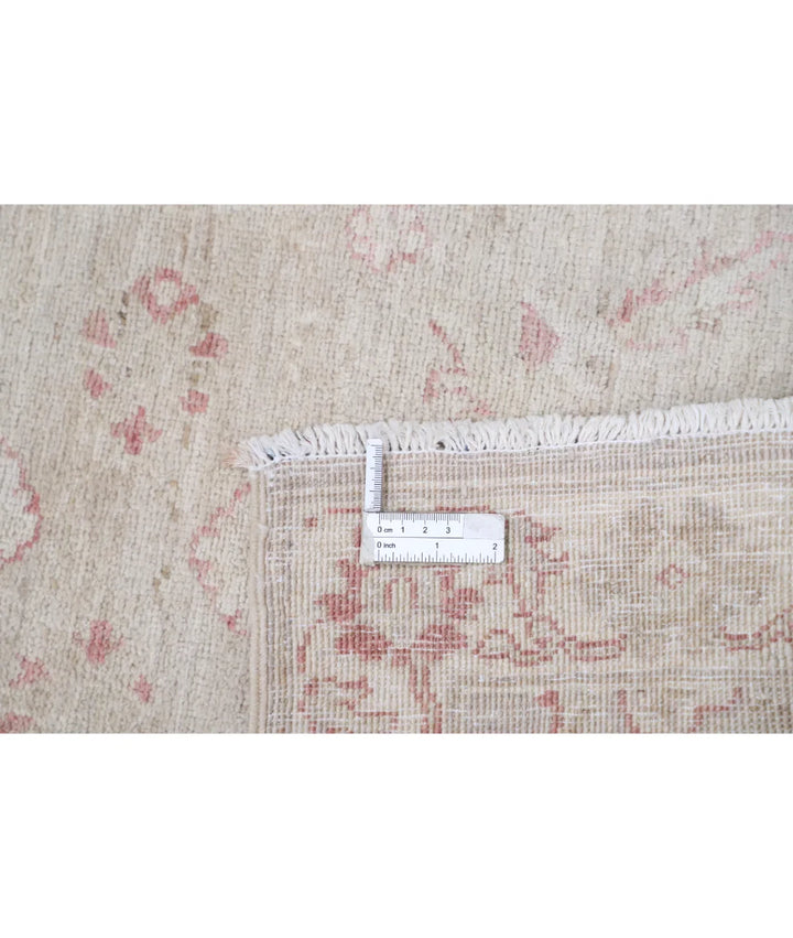 Ivory Afghan Serenity Rug 2' 0" x 3' 1" Hand-Knotted | No. AT57312
