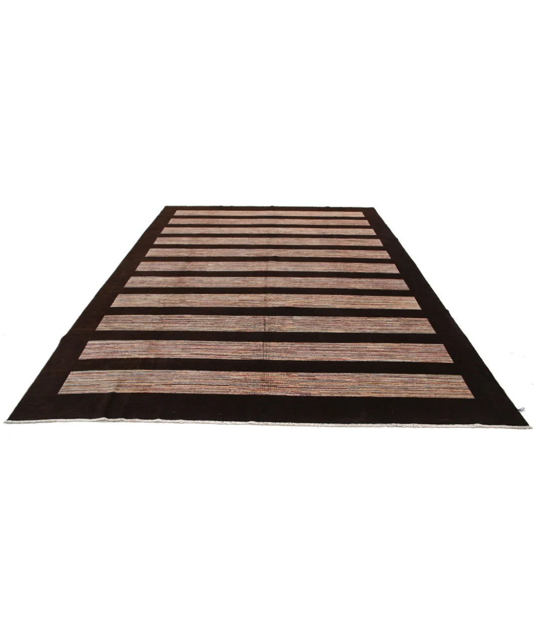 Afghan Modcar Rug 8' 10" x 11' 10" Hand-Knotted | No. AT57353