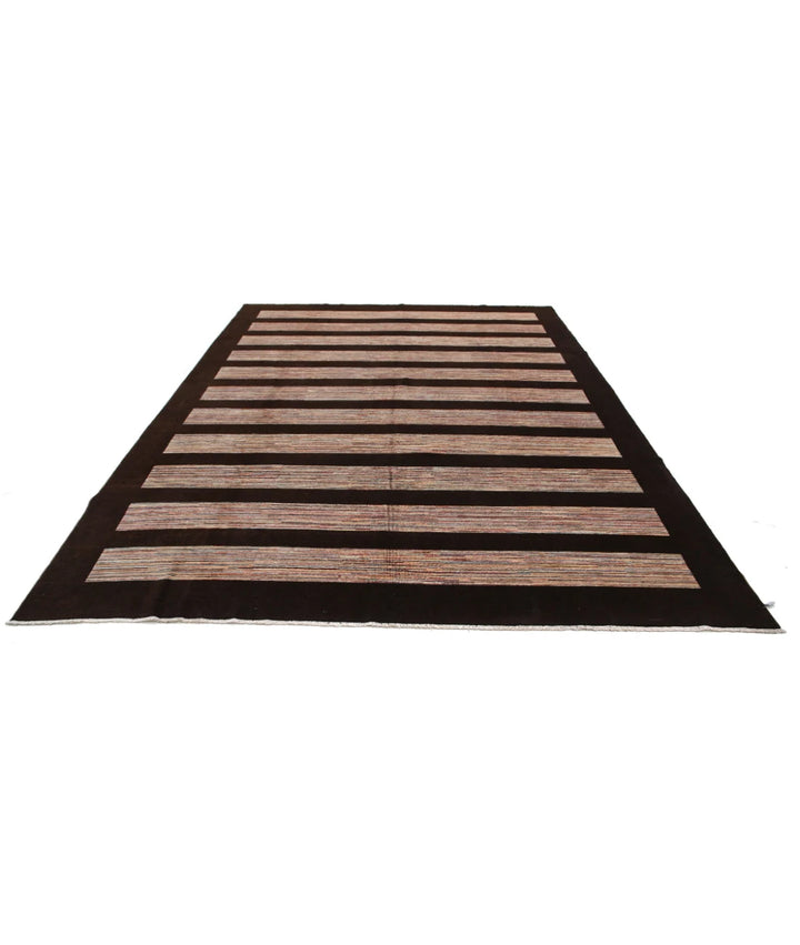 Afghan Modcar Rug 8' 10" x 11' 10" Hand-Knotted | No. AT57353