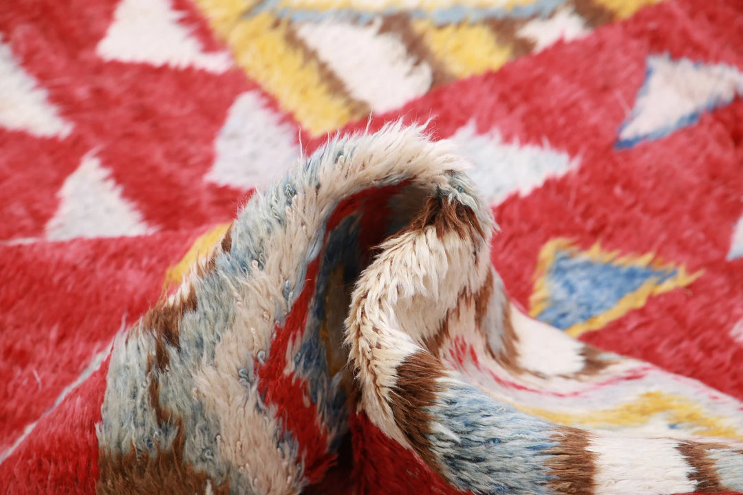 Afghan Tribal Rug 10' 6" x 13' 9" Hand-Knotted | No. AT57369