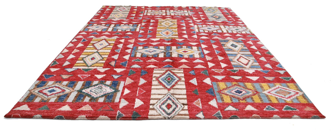 Afghan Tribal Rug 10' 6" x 13' 9" Hand-Knotted | No. AT57369