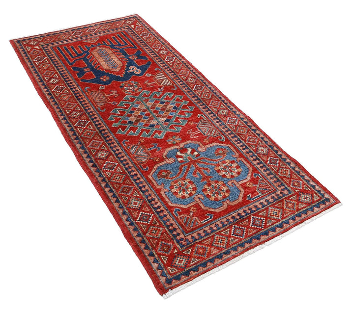 Afghan Humna Rug 2' 9" x 5' 10" Hand-Knotted | No. AT57426