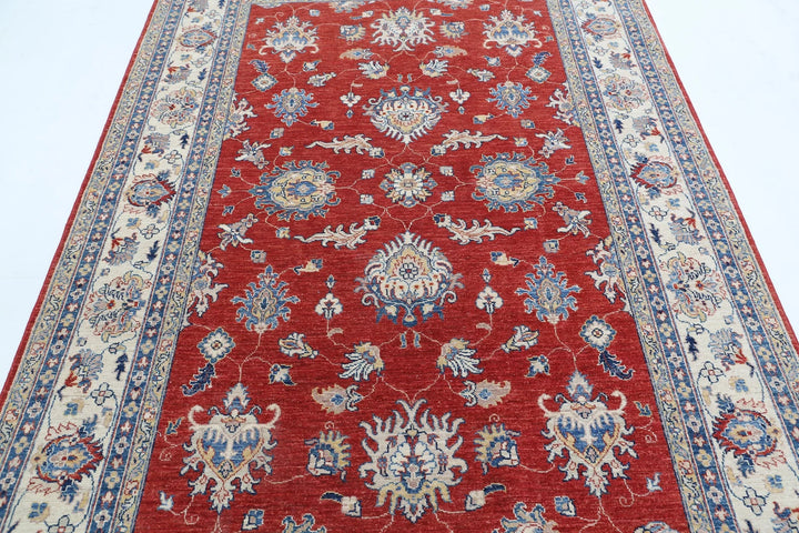 Afghan Ziegler Farhan Rug 5' 5" x 7' 11" Hand-Knotted | No. AT57431
