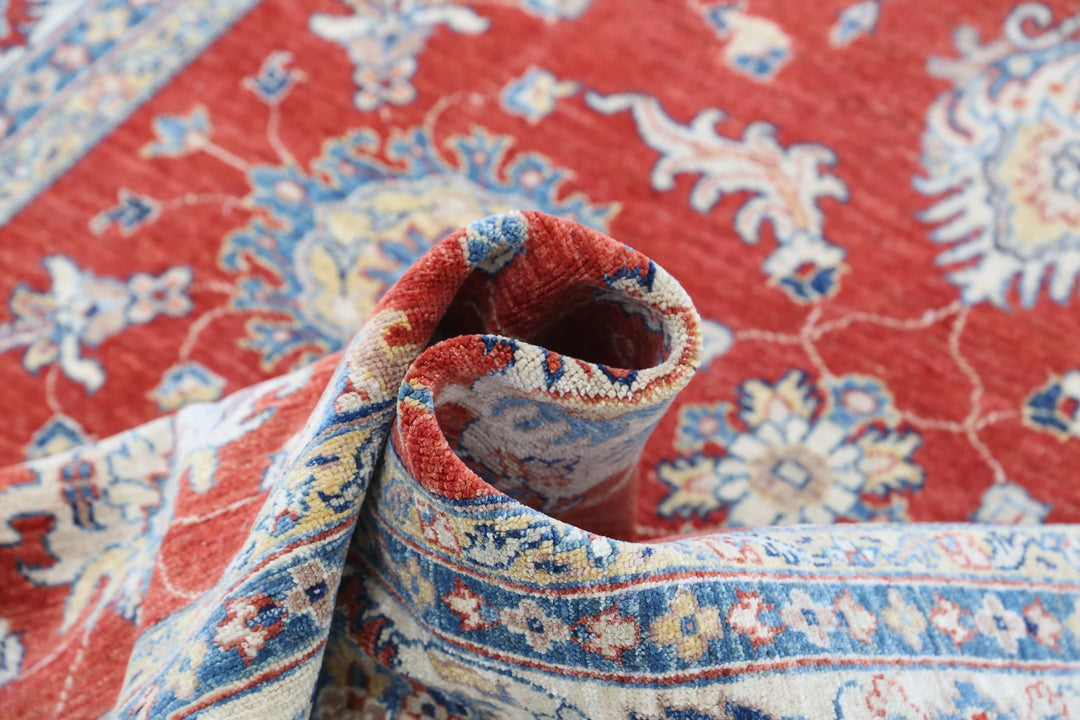 Afghan Ziegler Farhan Rug 5' 5" x 7' 11" Hand-Knotted | No. AT57431