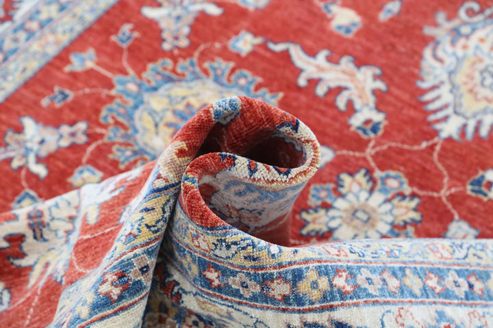 Afghan Ziegler Farhan Rug 5' 5" x 7' 11" Hand-Knotted | No. AT57431