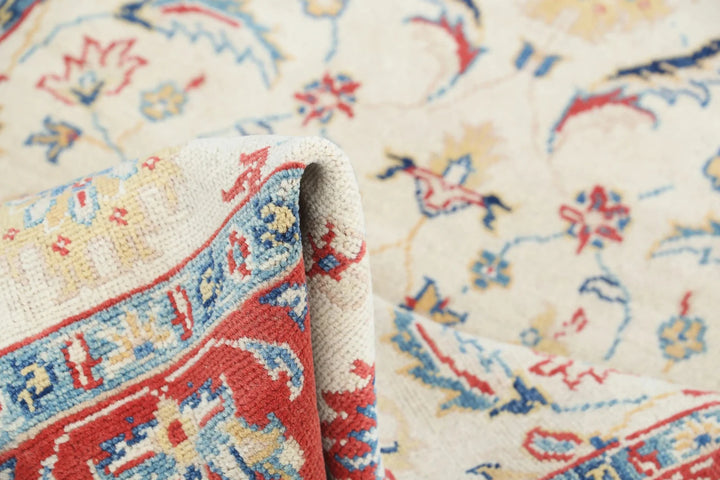 Afghan Ziegler Rug 4' 0" x 5' 8" Hand-Knotted | No. AT57476