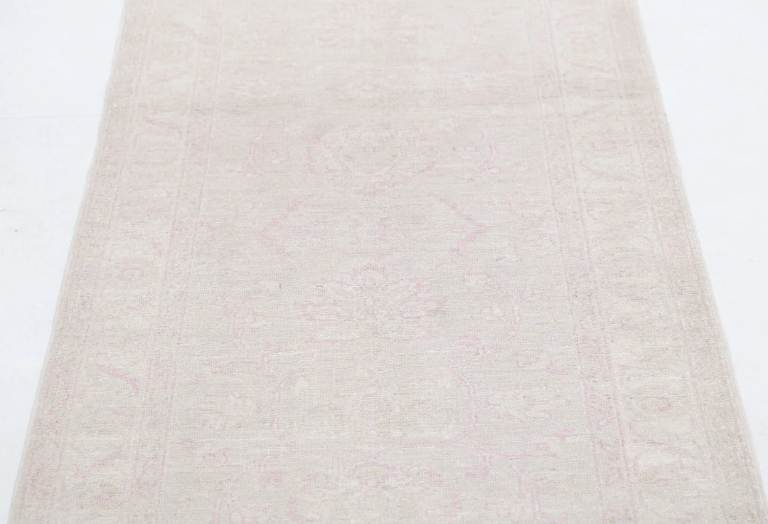 Afghan Serenity Runner Rug 2' 8" x 8' 3" Hand-Knotted | No. AT57496