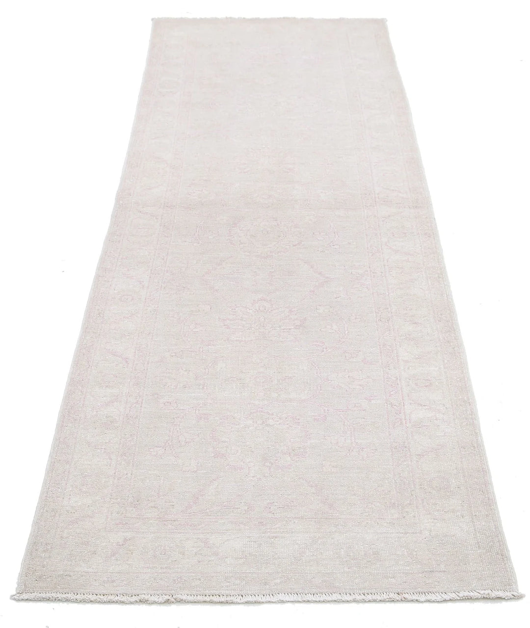 Afghan Serenity Runner Rug 2' 8" x 8' 3" Hand-Knotted | No. AT57496