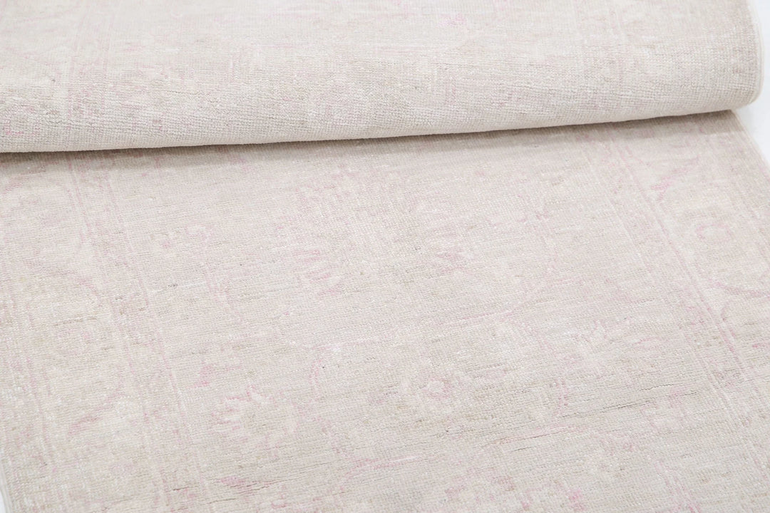 Afghan Serenity Runner Rug 2' 8" x 8' 3" Hand-Knotted | No. AT57496