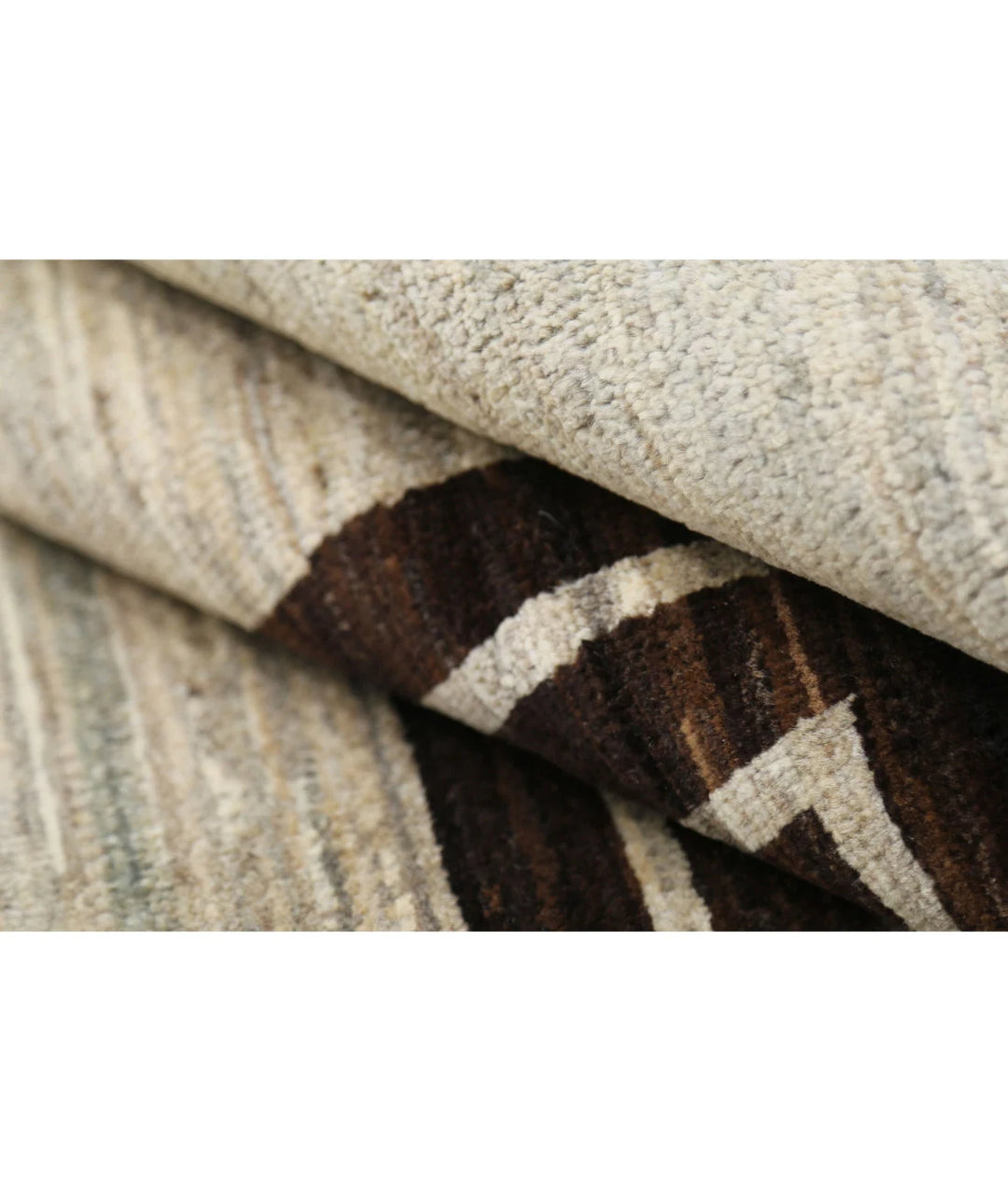 Afghan Modcar Rug 5' 6" x 7' 9" Hand-Knotted | No. AT57572