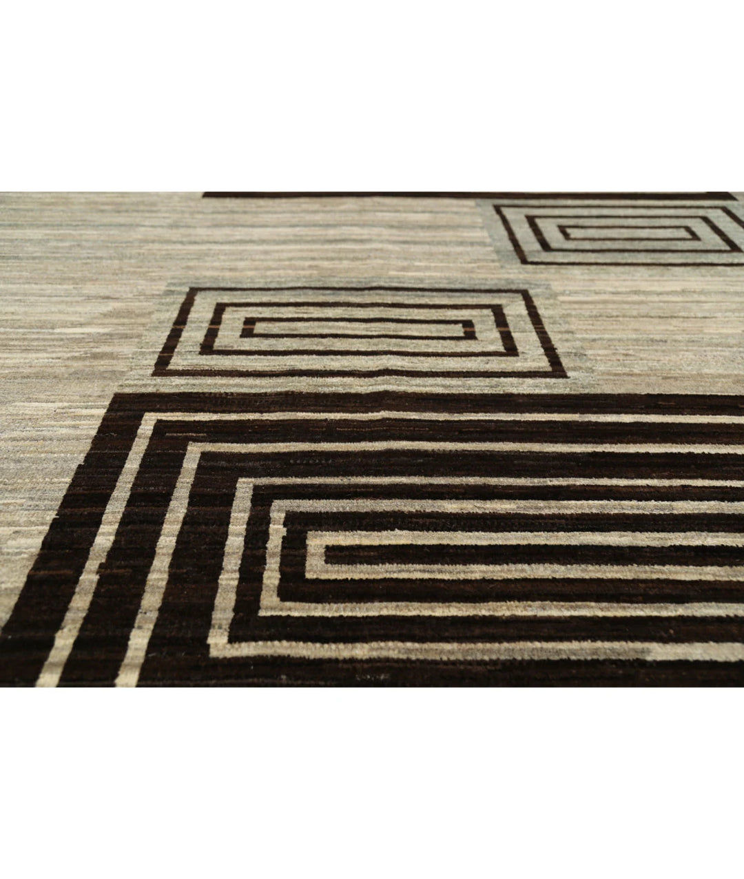 Afghan Modcar Rug 5' 6" x 7' 9" Hand-Knotted | No. AT57572