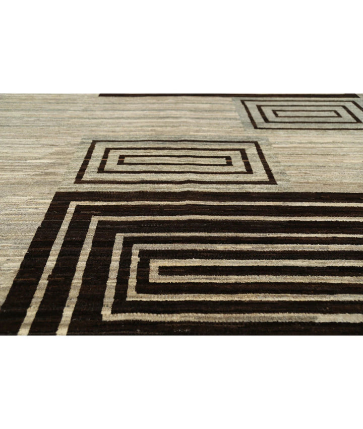 Afghan Modcar Rug 5' 6" x 7' 9" Hand-Knotted | No. AT57572