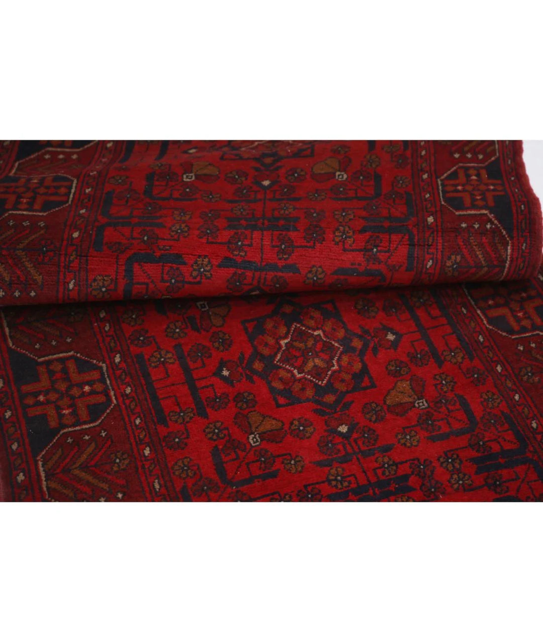 Afghan Khal Muhammadi Rug 2' 7" x 15' 11" Hand-Knotted | No. AT57703