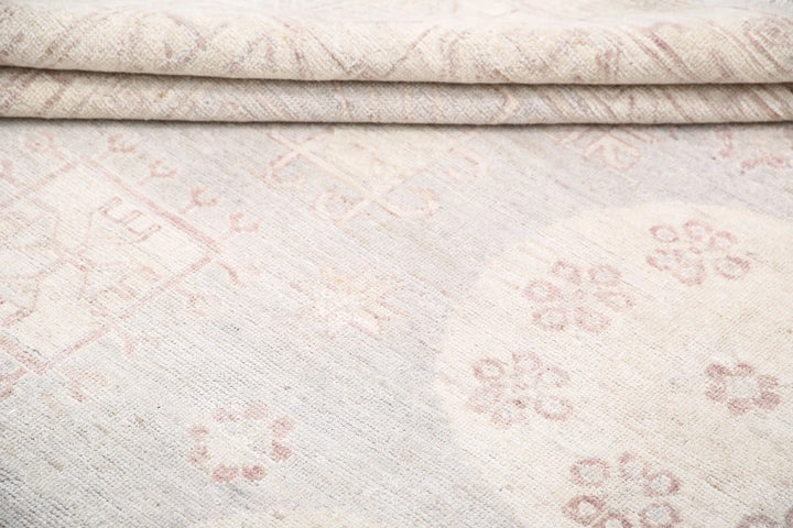 Afghan Khotan Rug 8' 1" x 9' 10" Hand-Knotted | No. AT57711
