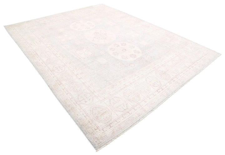 Afghan Khotan Rug 8' 1" x 9' 10" Hand-Knotted | No. AT57711