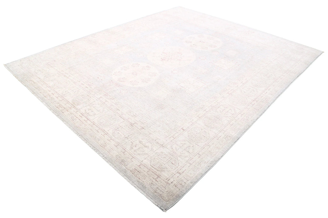 Afghan Khotan Rug 8' 1" x 9' 10" Hand-Knotted | No. AT57711