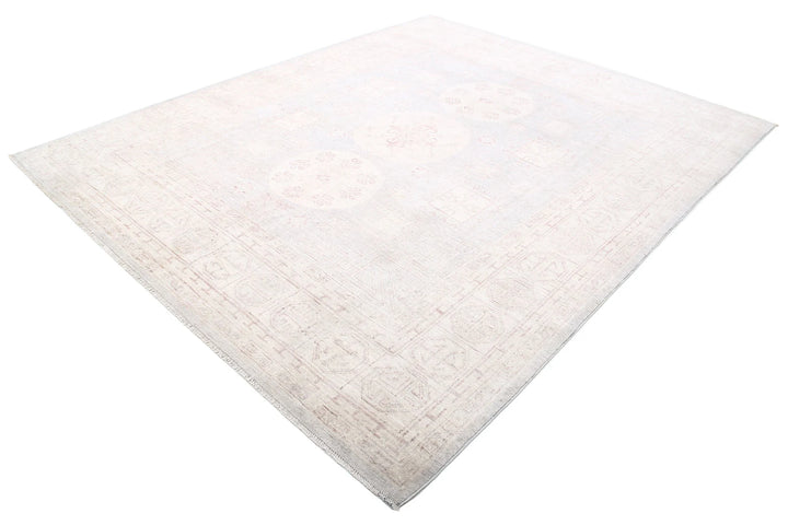 Afghan Khotan Rug 8' 1" x 9' 10" Hand-Knotted | No. AT57711