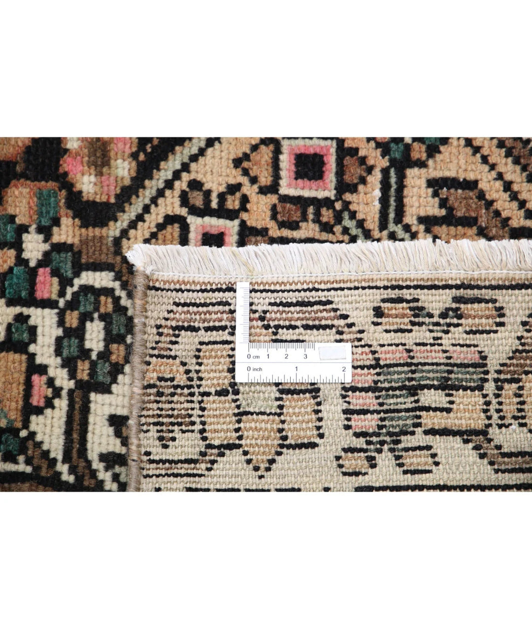 Brown Persian Oriental Rug 6' 7" x 9' 6" Hand-Knotted | No. AT57735