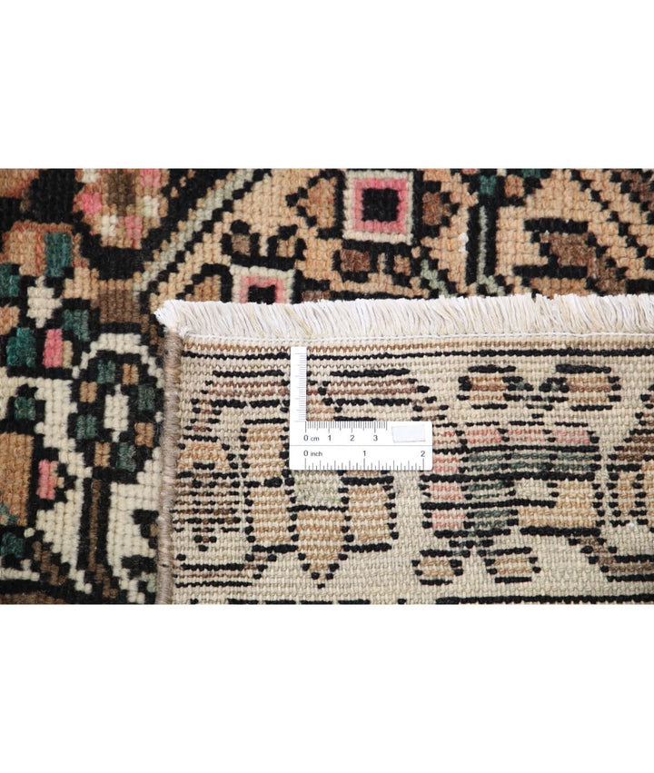 Brown Persian Oriental Rug 6' 7" x 9' 6" Hand-Knotted | No. AT57735