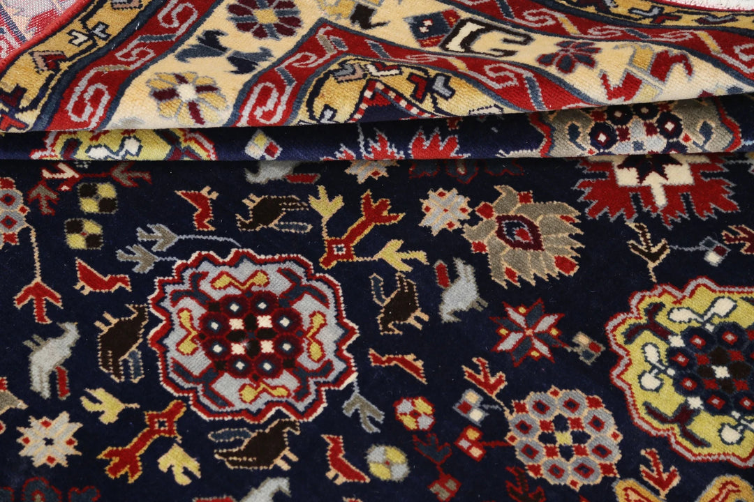 Turkish Royal Kazak Rug 4' 3" x 5' 9" Hand-Knotted | No. AT57831