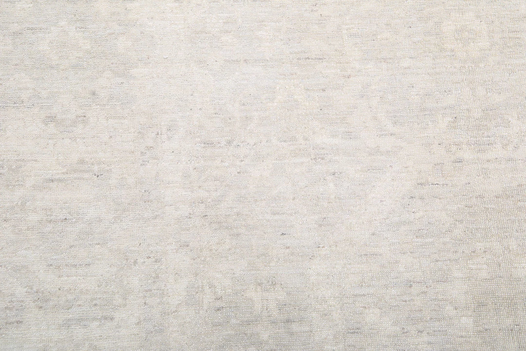 Afghan Tabriz Rug 4' 9" x 14' 8" Hand-Knotted | No. AT57923