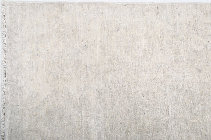 Afghan Tabriz Rug 4' 9" x 14' 8" Hand-Knotted | No. AT57923