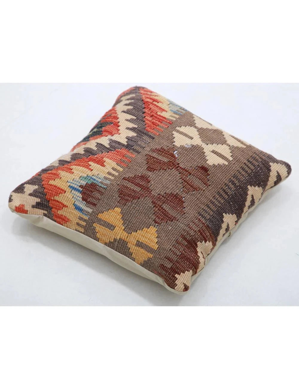 Multicolor Afghan Tribal Rug [SIZE] Flat-Weave | No. AT58051