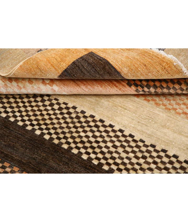 Afghan Modcar Rug 4' 9" x 6' 4" Hand-Knotted | No. AT58158