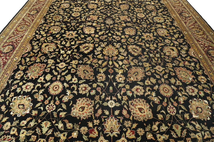 Indian Ziegler Rug 11' 9" x 17' 11" Hand-Knotted | No. AT58174