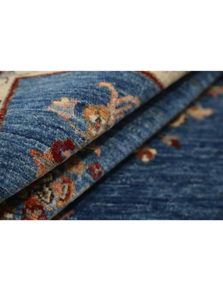 Afghan Ziegler Rug 3' 0" x 4' 0" Hand-Knotted | No. AT58185