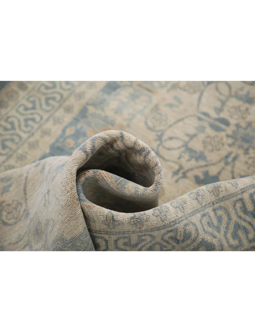Afghan Haji Jalili Runner Rug 3' 11" x 15' 9" Hand-Knotted | No. AT58240