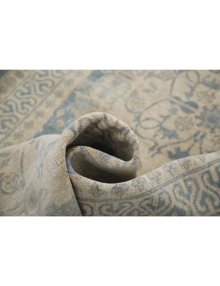Afghan Haji Jalili Runner Rug 3' 11" x 15' 9" Hand-Knotted | No. AT58240