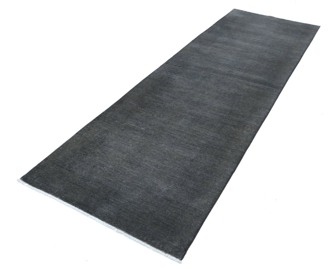 Afghan Overdye Rug 3' 0" x 9' 7" Hand-Knotted | No. AT58264