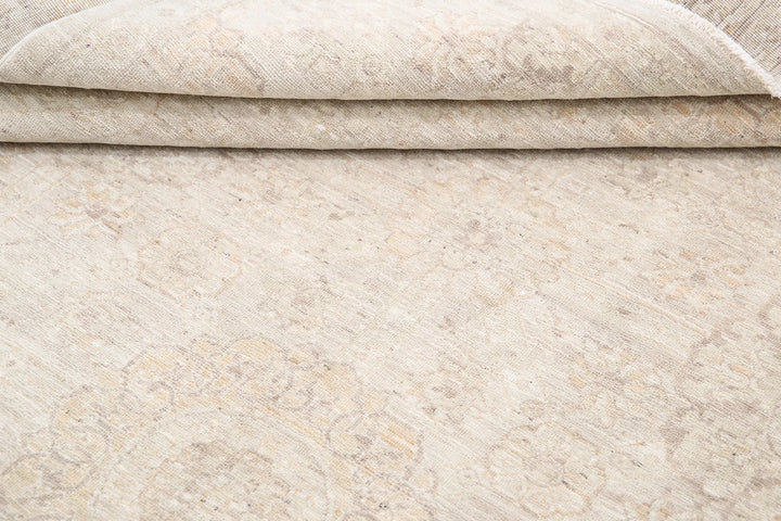 Afghan Tabriz Rug 6' 0" x 11' 6" Hand-Knotted | No. AT58491